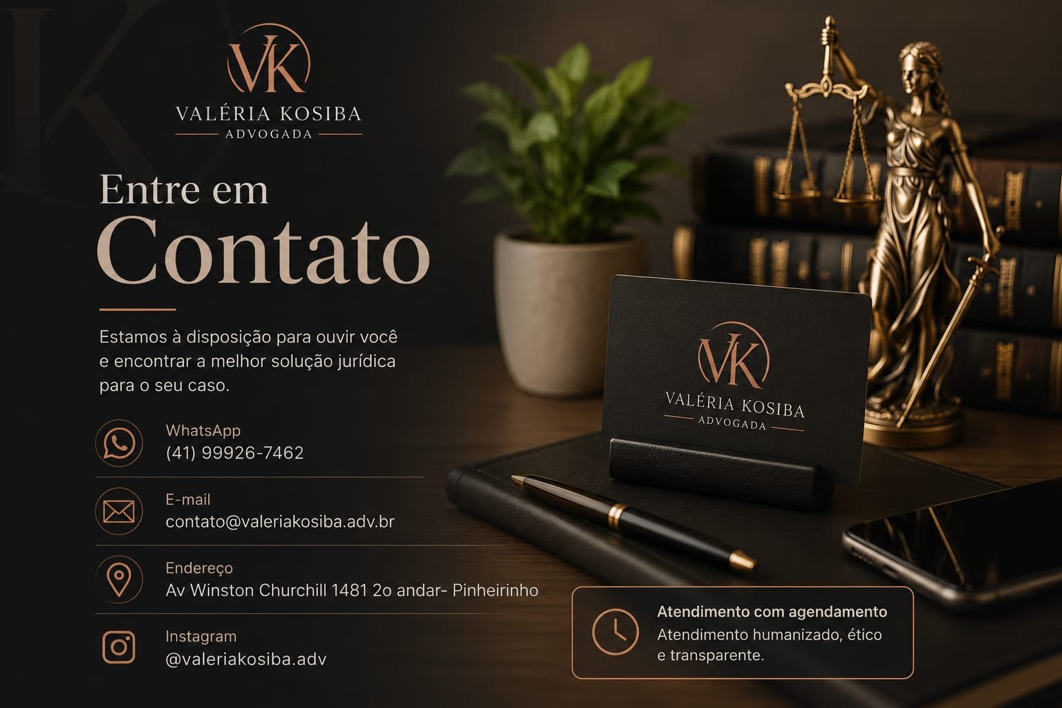 Atendimento jurídico com advogada